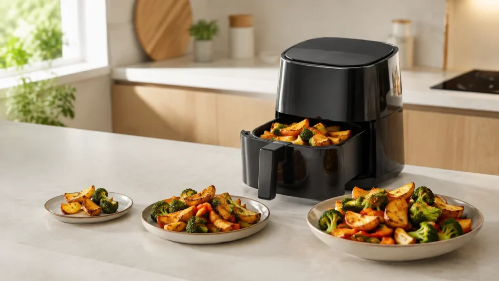 Cum alegi un air fryer: capacitatea potrivită pentru 1, 2, 4 sau mai multe persoane